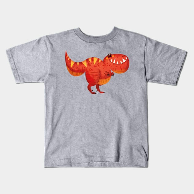 Tyrannosaurus rex Kids T-Shirt by Geeksarecool